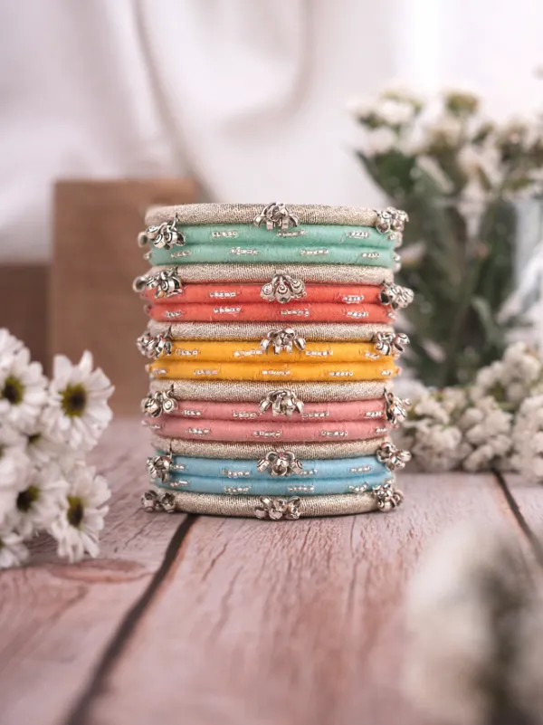 Noor Pastel toned Ghungroo Bangles